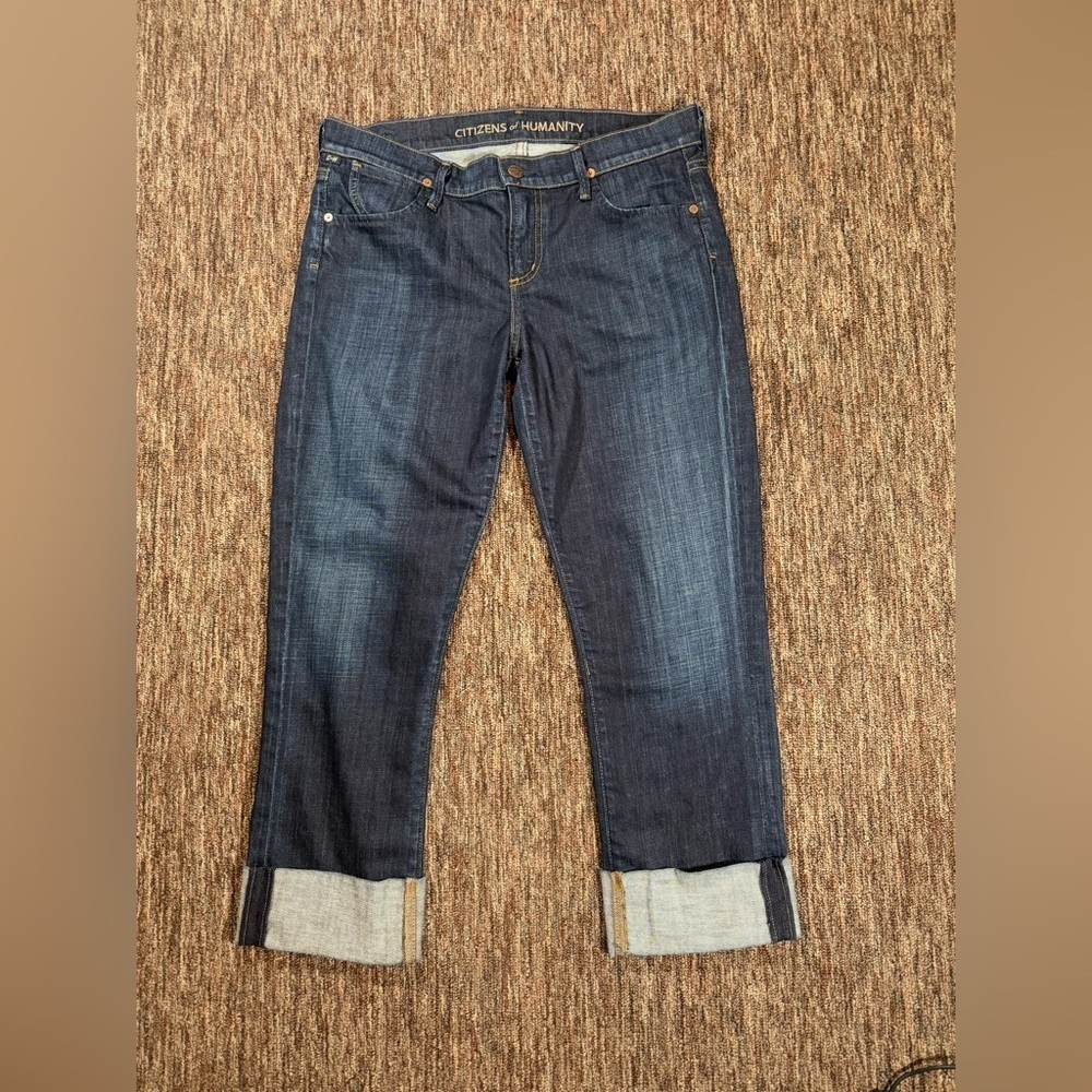 CITIZENS OF HUMANITY Dani Crop Straight Jeans 29 - Picture 3 of 13